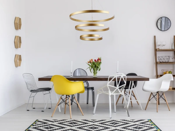 LED visiace svietidlo + diaľkový ovládač 220W - J4329/G 8