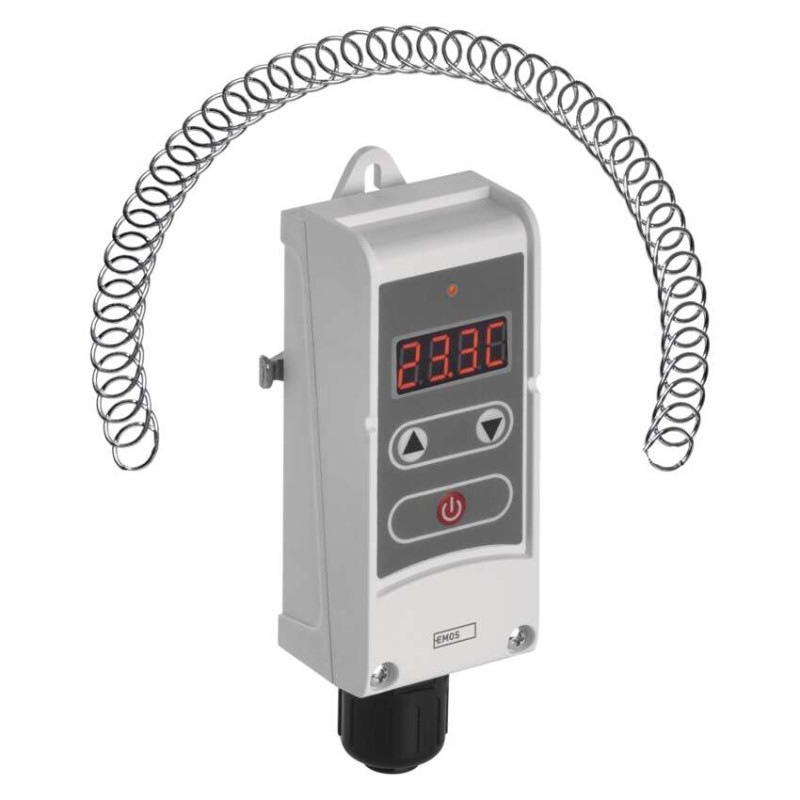 Termostat príložný P5683 manuálny 5-80*C pre teplotu vody EMOS 11