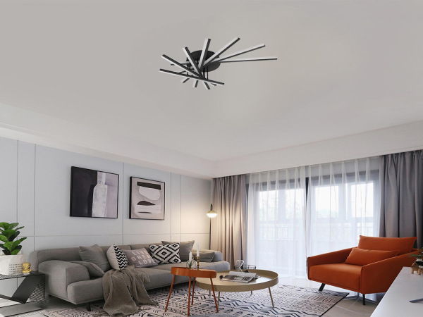 LED stropné svietidlo s diaľkovým ovládačom 120W - J3345/B 5