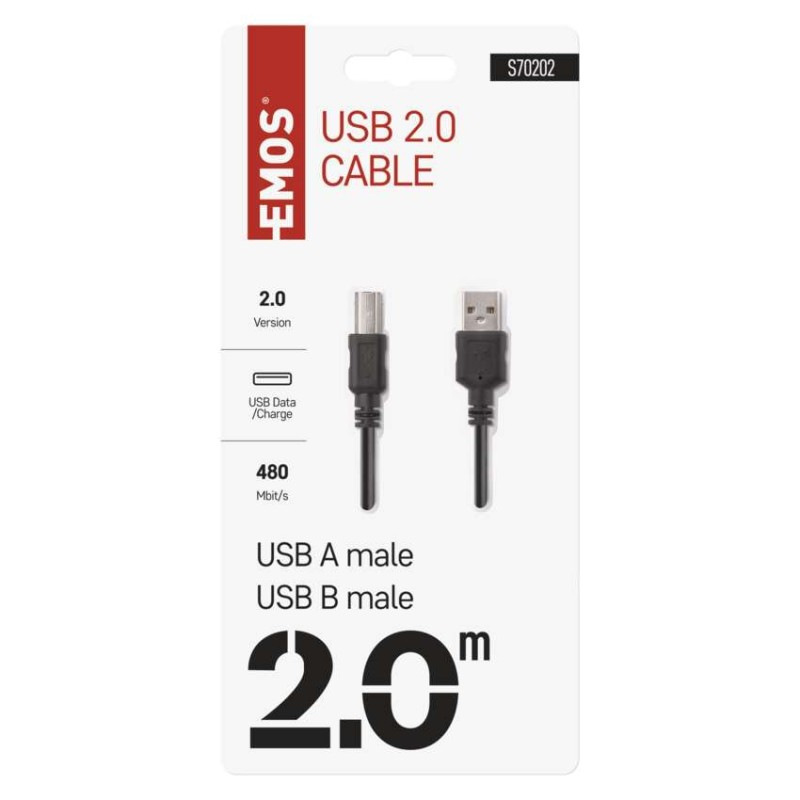 USB 2.0 A/M-B/M 2M 2