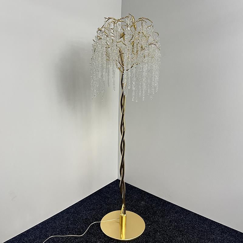 Luxusná krištáľová stojaca lampa 5 x G9 - CA021/F 5