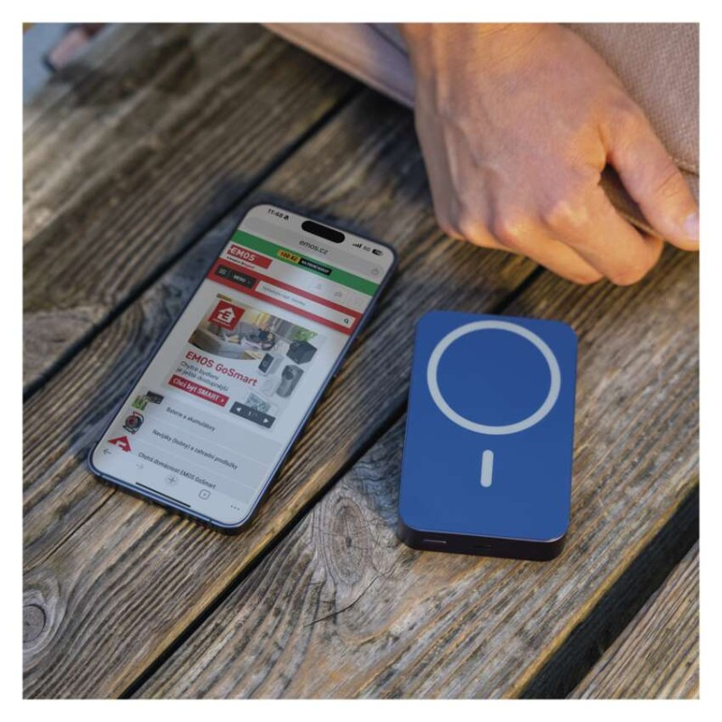 EMOS POWERBANKA WI 1046 10000MAH MODRÁ 7