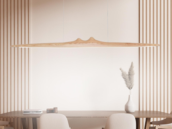 Drevený luster na lanku z masívneho dreva LED 22W / 1200 - WRL0921 5