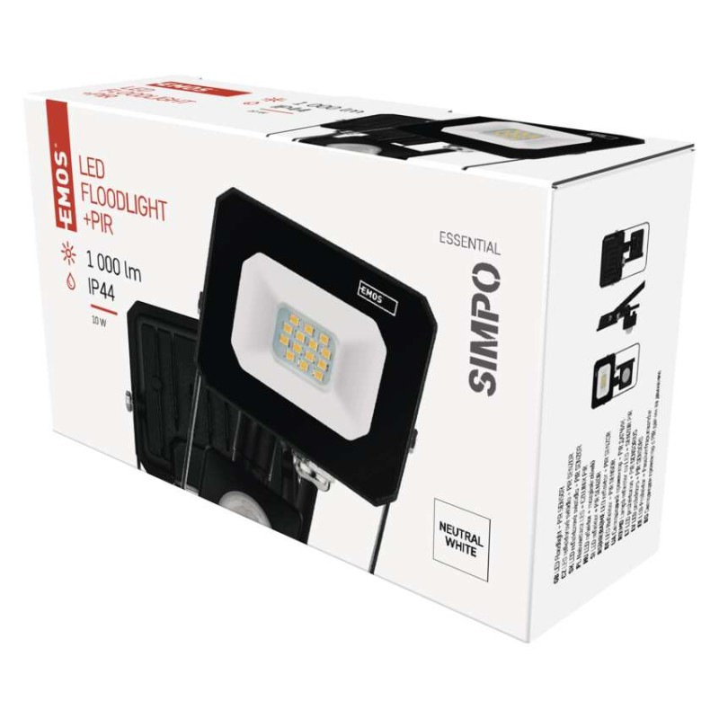 LED REFLEKTOR SIMPO 10W 1000LM IP44 NW P