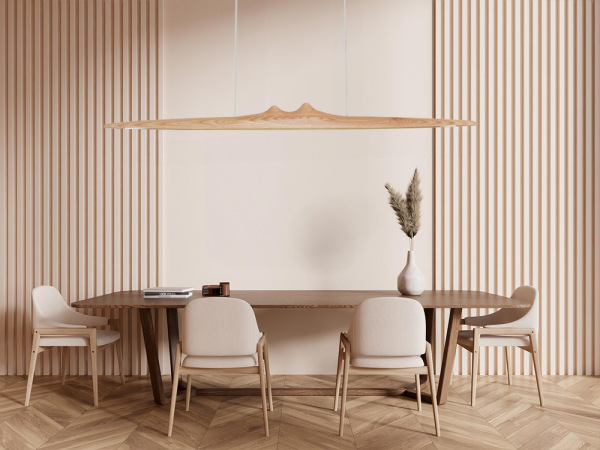 Drevený luster na lanku z masívneho dreva LED 22W / 1200 - WRL0921 8