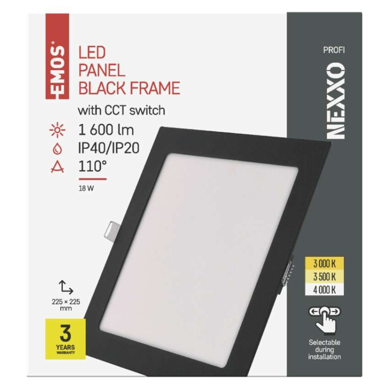 LED SVÍTIDLO NEXXO VES.ČT 18W 1600LM IP4 8