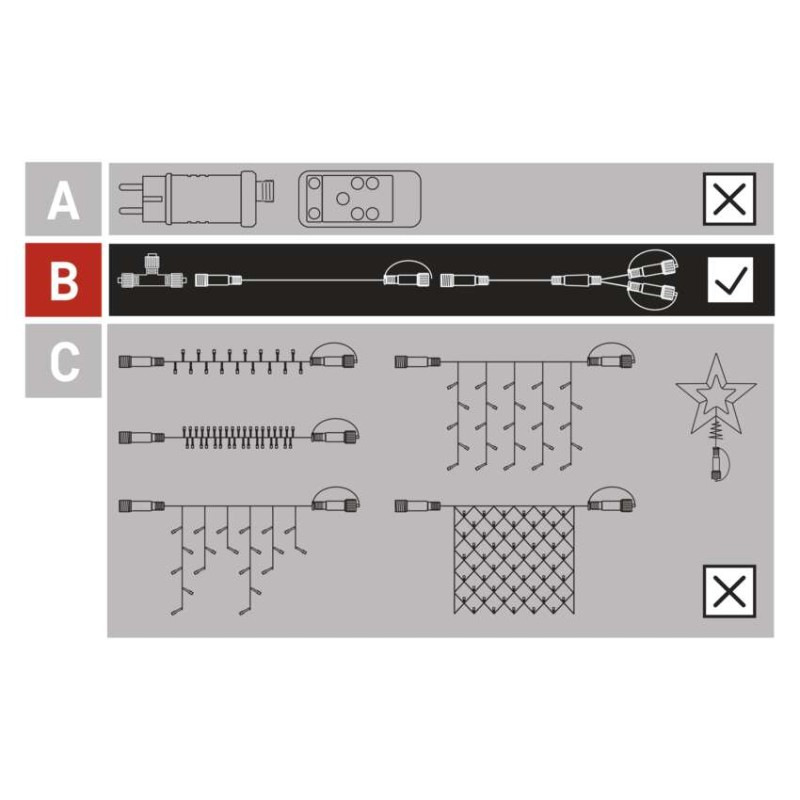 VIANOCE predlžovací kábel connect 10m Black D1ZB01 9