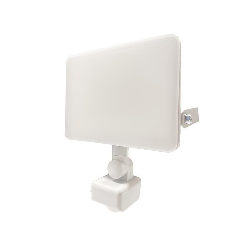 Vonkajší biely LED reflektor so senzorom 50W / 4000K - LF7124S 7