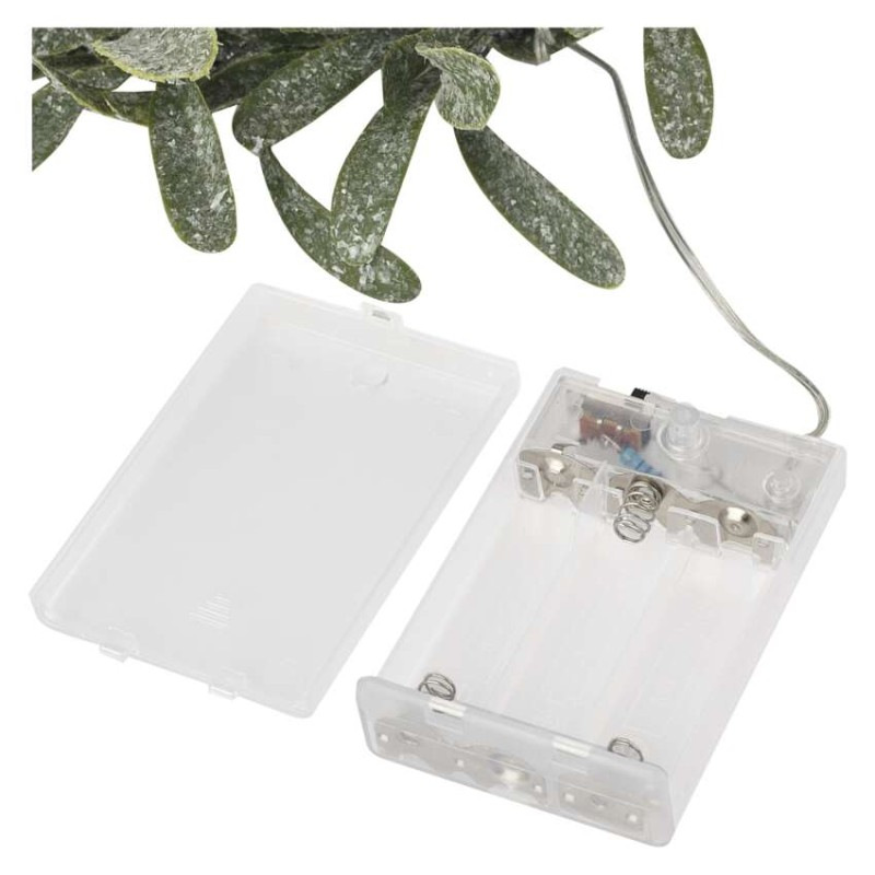25LED MISTLETOE GARLAND 3AA WW 8