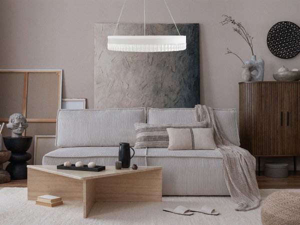 LED luxusné závesné krištáľové svietidlo s diaľkovým ovládačom 80W - TA2302/W 6