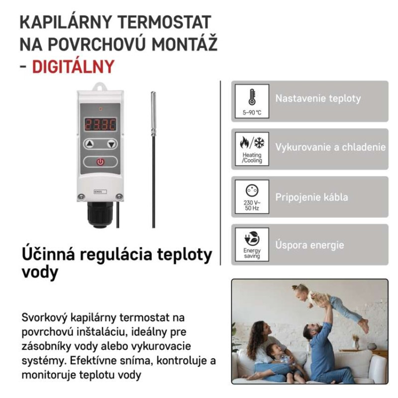 TERMOSTAT S KAPIL.ČIDLEM P5684