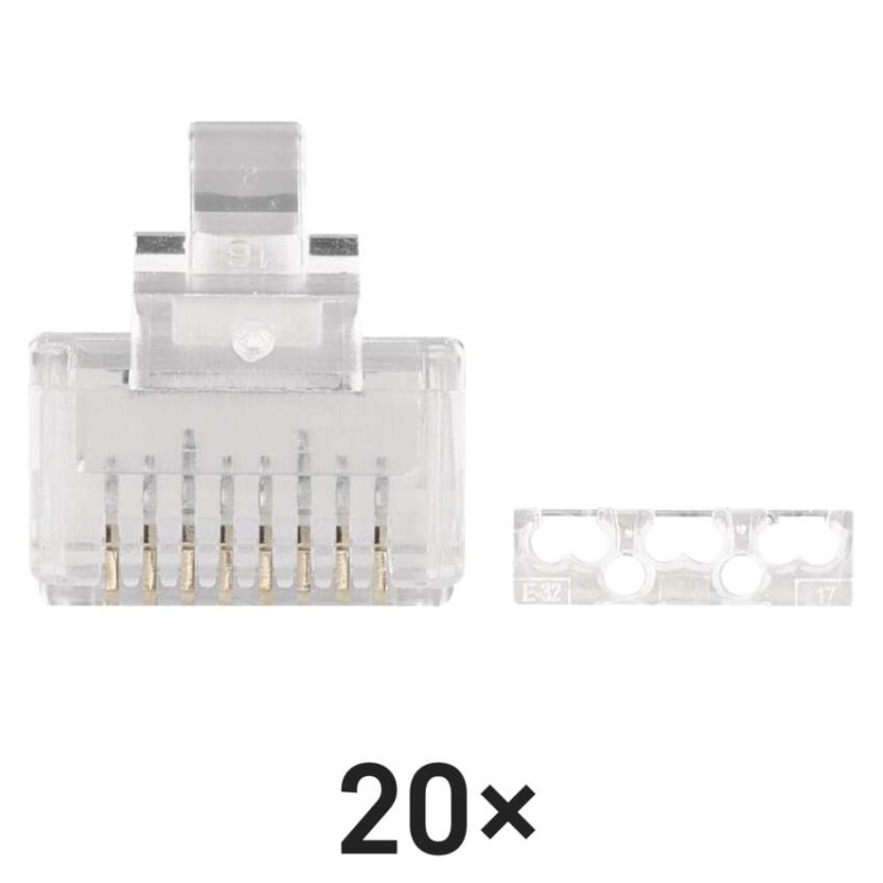 Konektor Cat 6 FTP RJ45 8p8c na drát 4