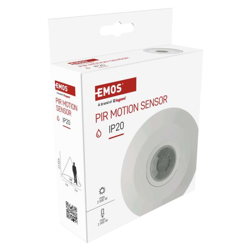 POHYB.ČIDLO PIR B 2000W IP20 6