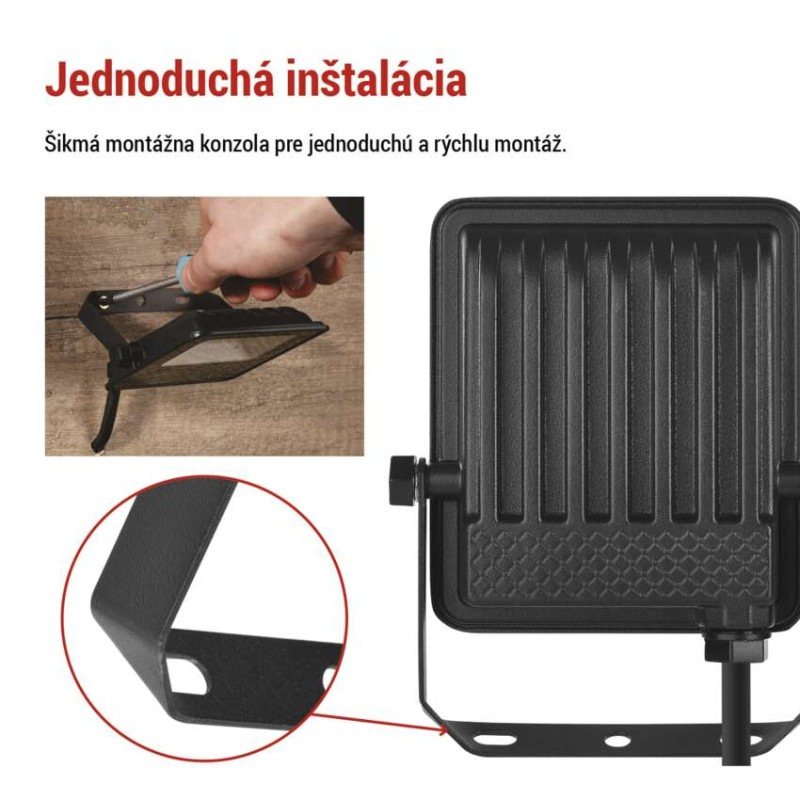 LED REFLEKTOR VISIO 10W 1500LM IP65 NW 8