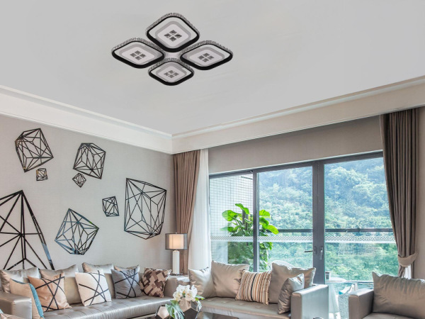 LED stropná lampa + diaľkový ovládač 130W - J3308/B 6