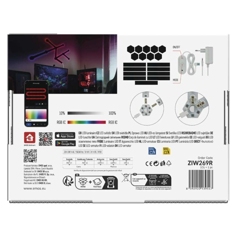 GOSMART LINES BLACK 9 PACK 11
